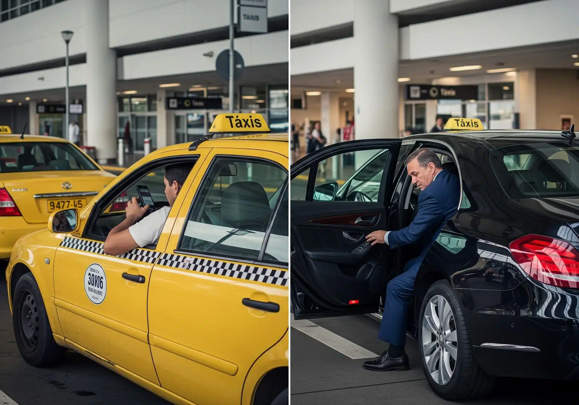 Transfer Privado vs Táxi em Portugal: O Que Deve Saber Antes de Escolher